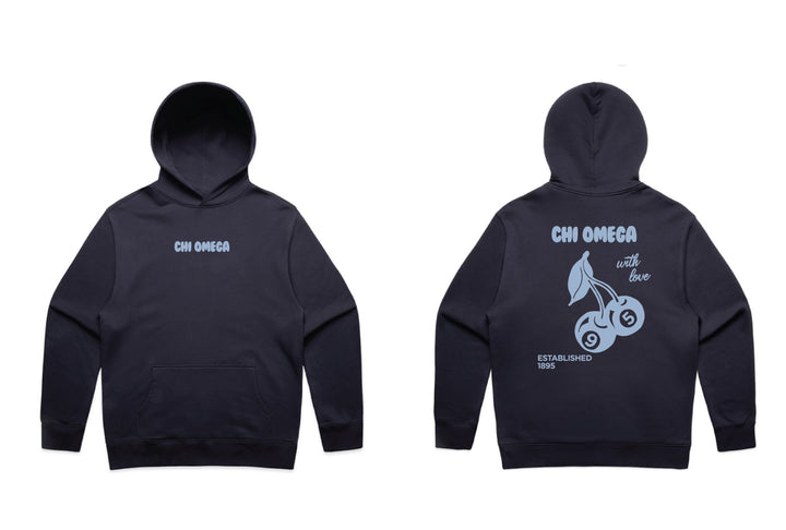 With Love Cherry Heavy Weight Sorority Hoodie