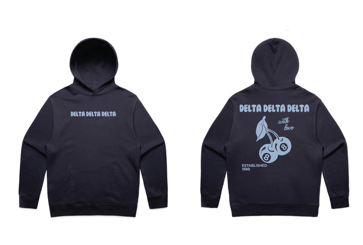 With Love Cherry Heavy Weight Sorority Hoodie