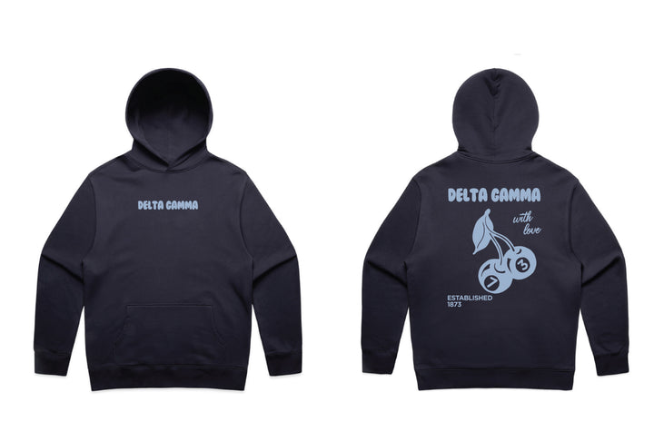 With Love Cherry Heavy Weight Sorority Hoodie