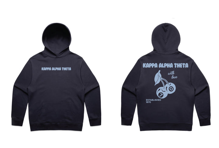 With Love Cherry Heavy Weight Sorority Hoodie