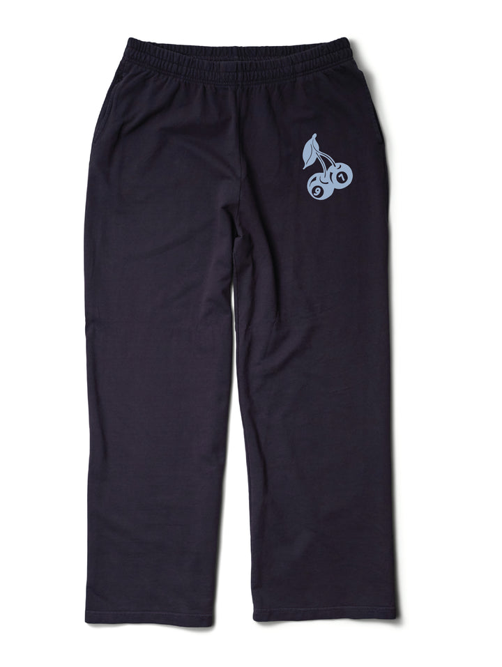 With Love Cherry Midnight Sky Sorority Light Weight Wide Leg Pants