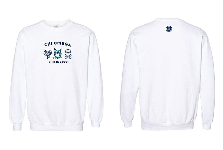 LIFE IS GOOD® Sorority Symbols Crewneck - 2XL - 3XL