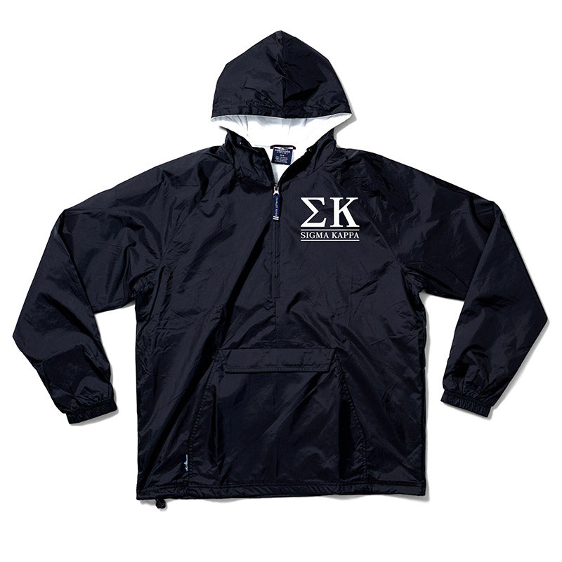 Classic Embroidered Sorority Rain Jacket
