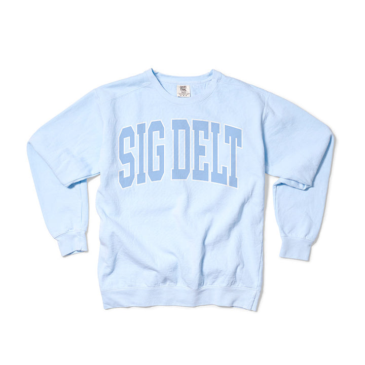 Sunkissed Coconut® Chambray Crewneck