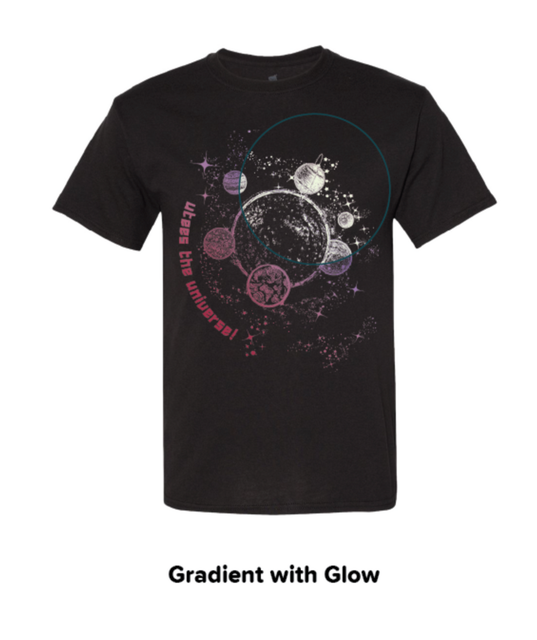 Gradient with Glow Sample Tee
