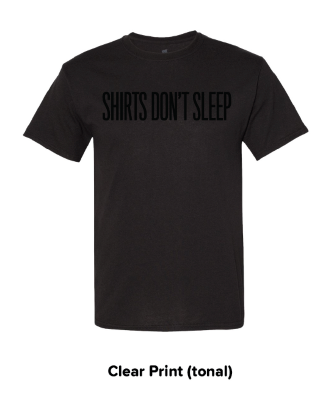 Clear Print (Tonal) Sample Tee