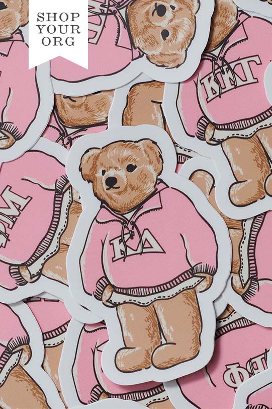 Bear Sorority Sticker