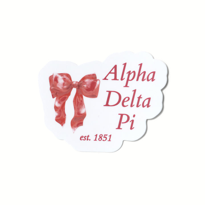 Red Bow Sorority Sticker