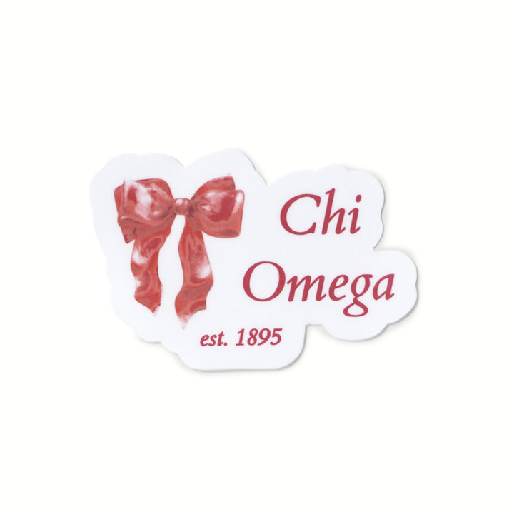 Red Bow Sorority Sticker