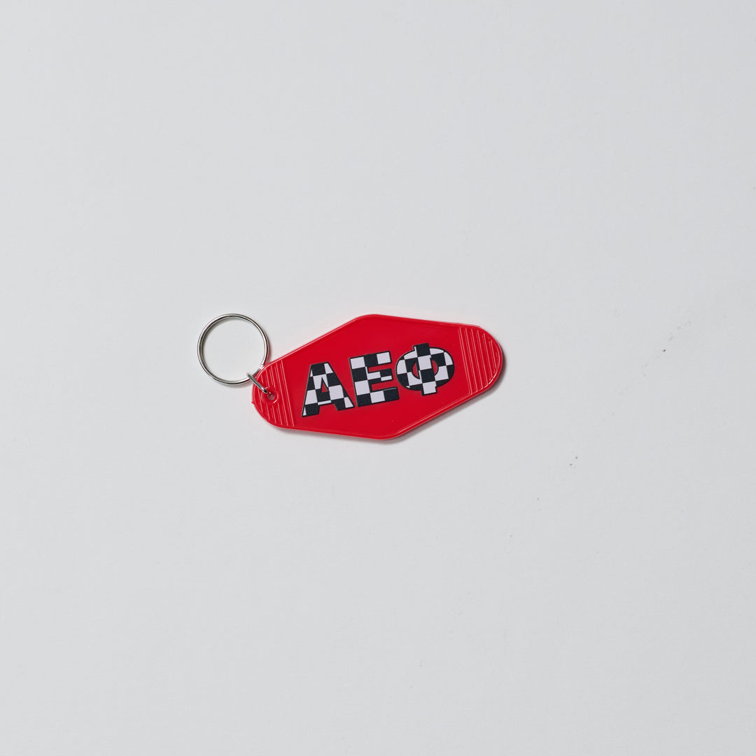 Checkered Sorority Keychain