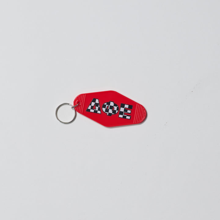 Checkered Sorority Keychain