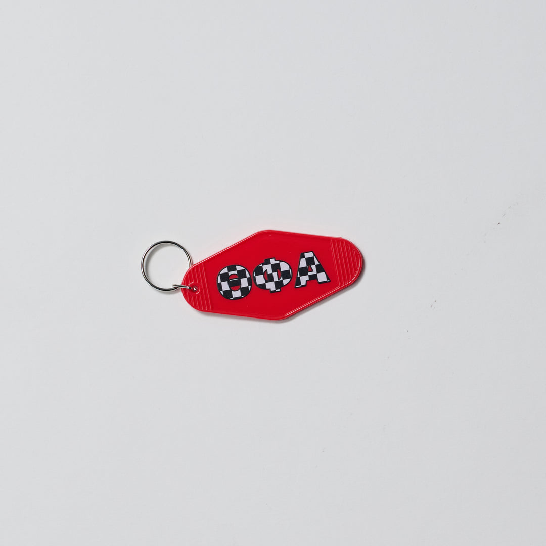 Checkered Sorority Keychain