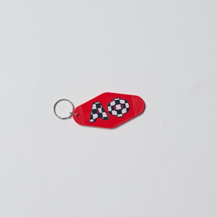 Checkered Sorority Keychain