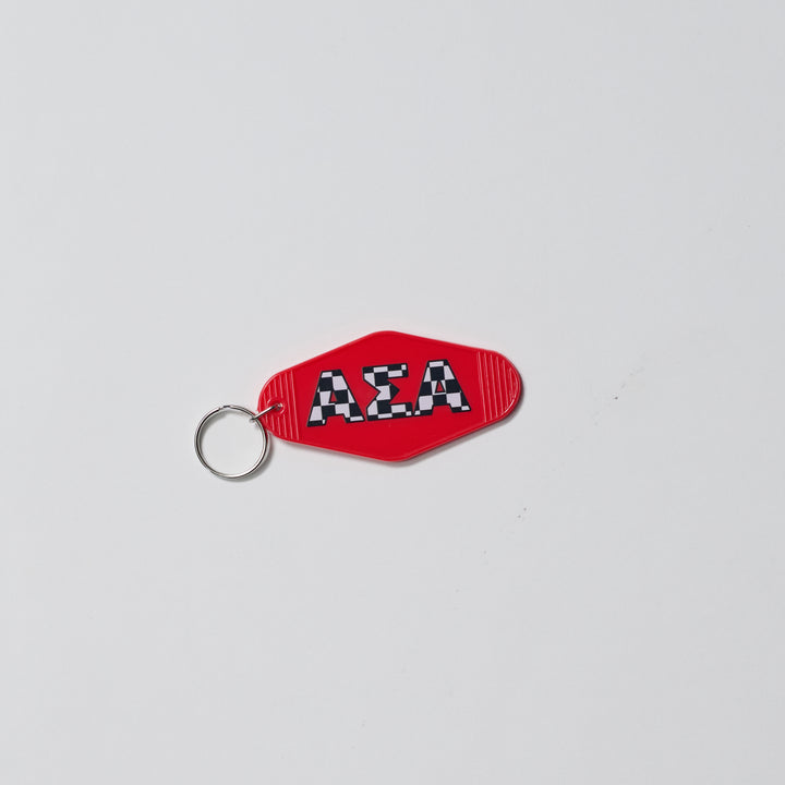 Checkered Sorority Keychain