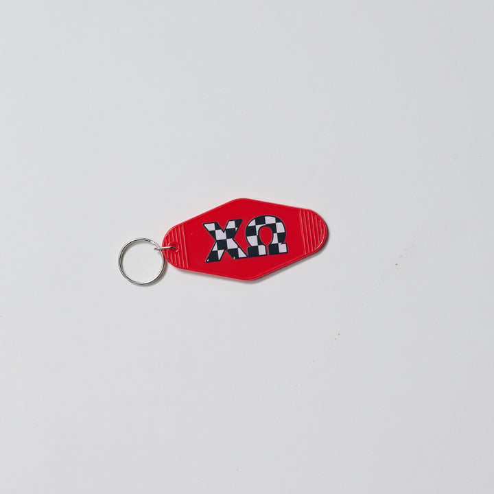 Checkered Sorority Keychain