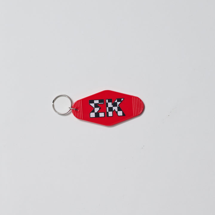 Checkered Sorority Keychain