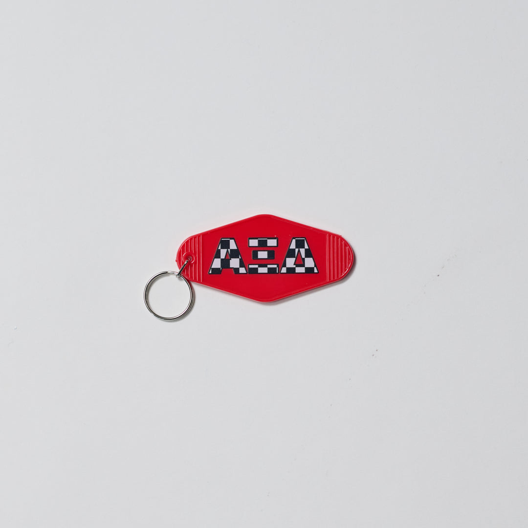 Checkered Sorority Keychain