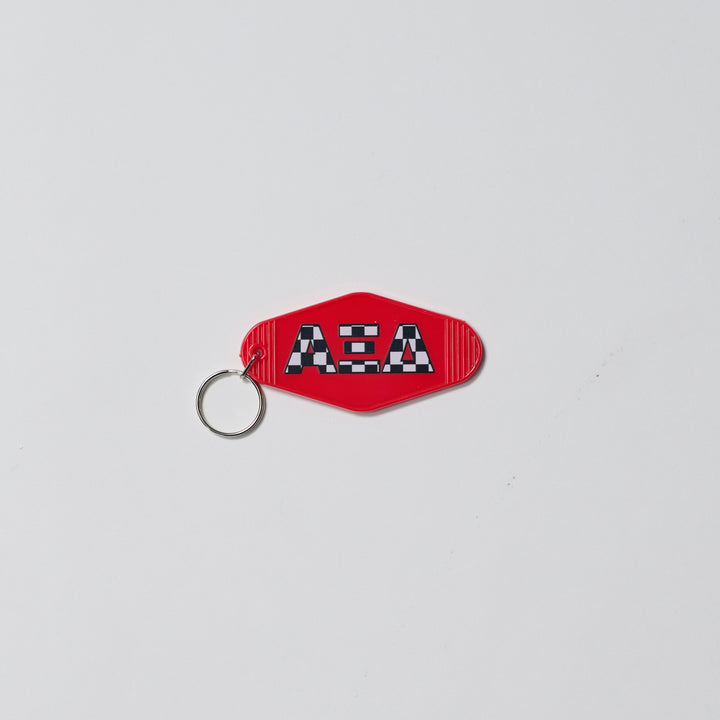 Checkered Sorority Keychain