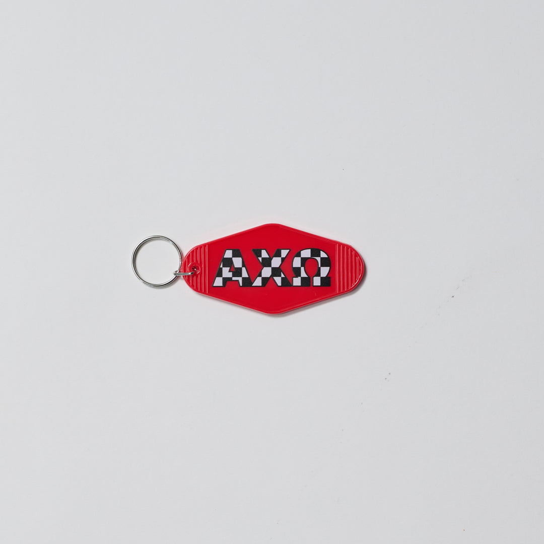 Checkered Sorority Keychain