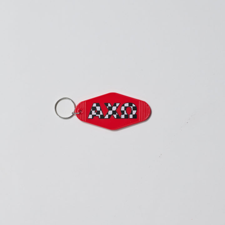 Checkered Sorority Keychain