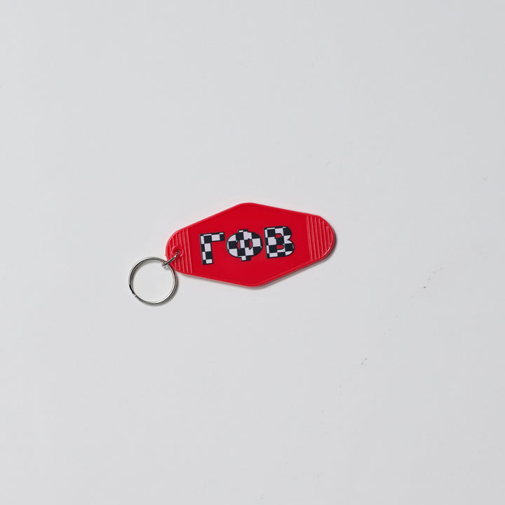 Checkered Sorority Keychain