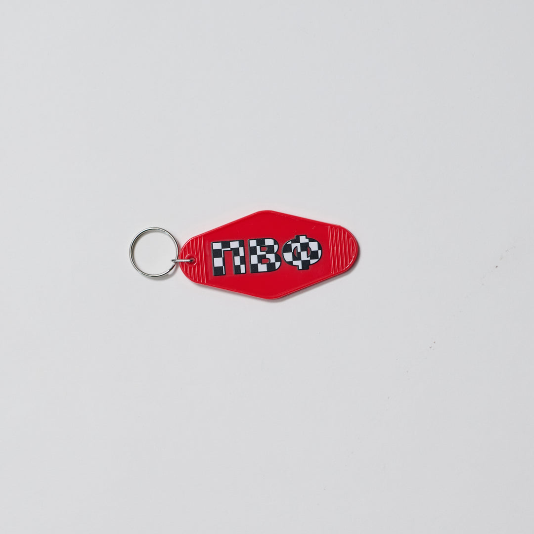 Checkered Sorority Keychain