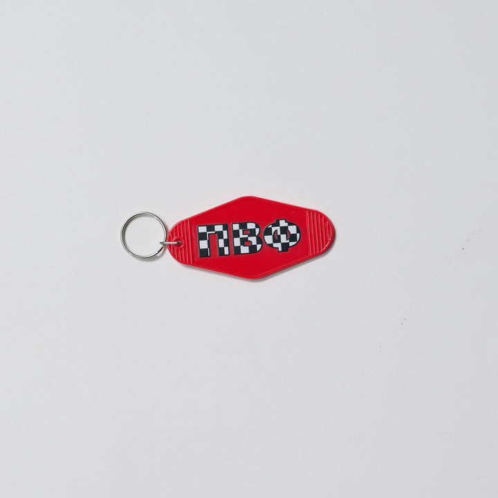 Checkered Sorority Keychain