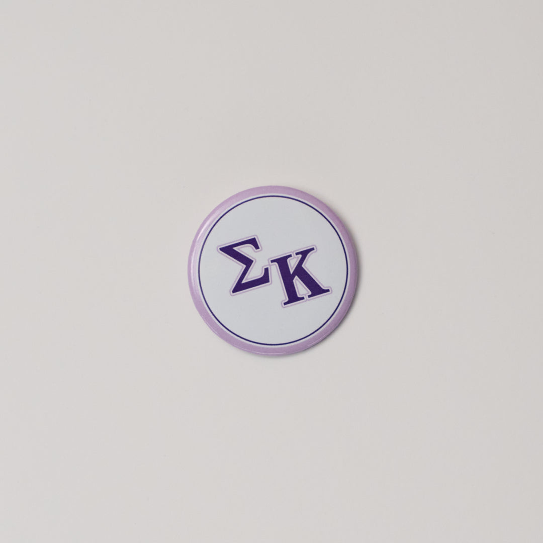 Greek Letter Sorority Button