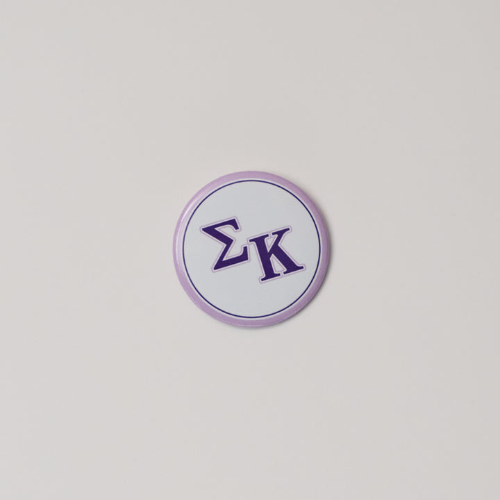 Greek Letter Sorority Button