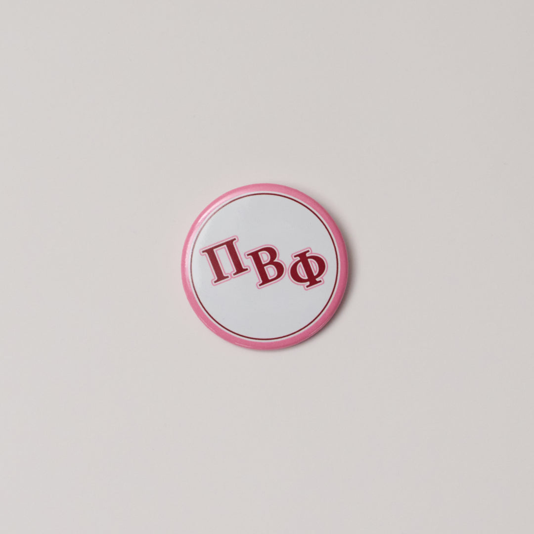 Greek Letter Sorority Button