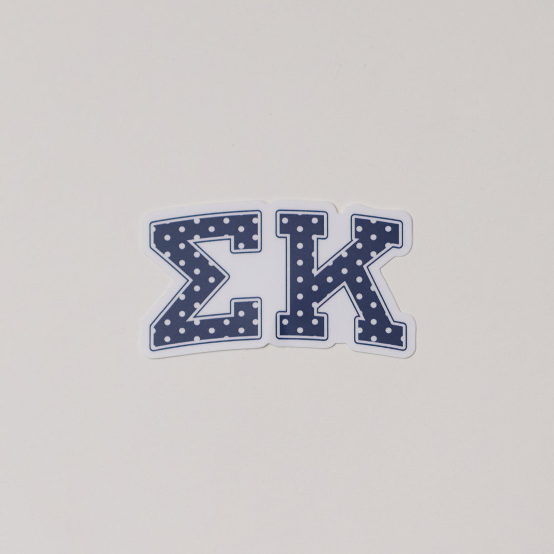 Polka Dot Sorority Sticker