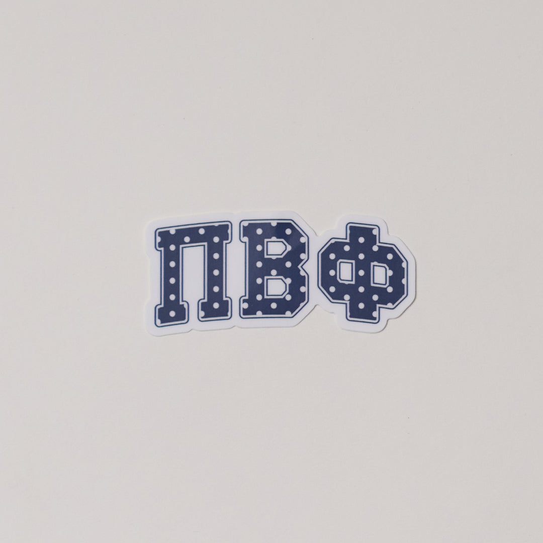 Polka Dot Sorority Sticker