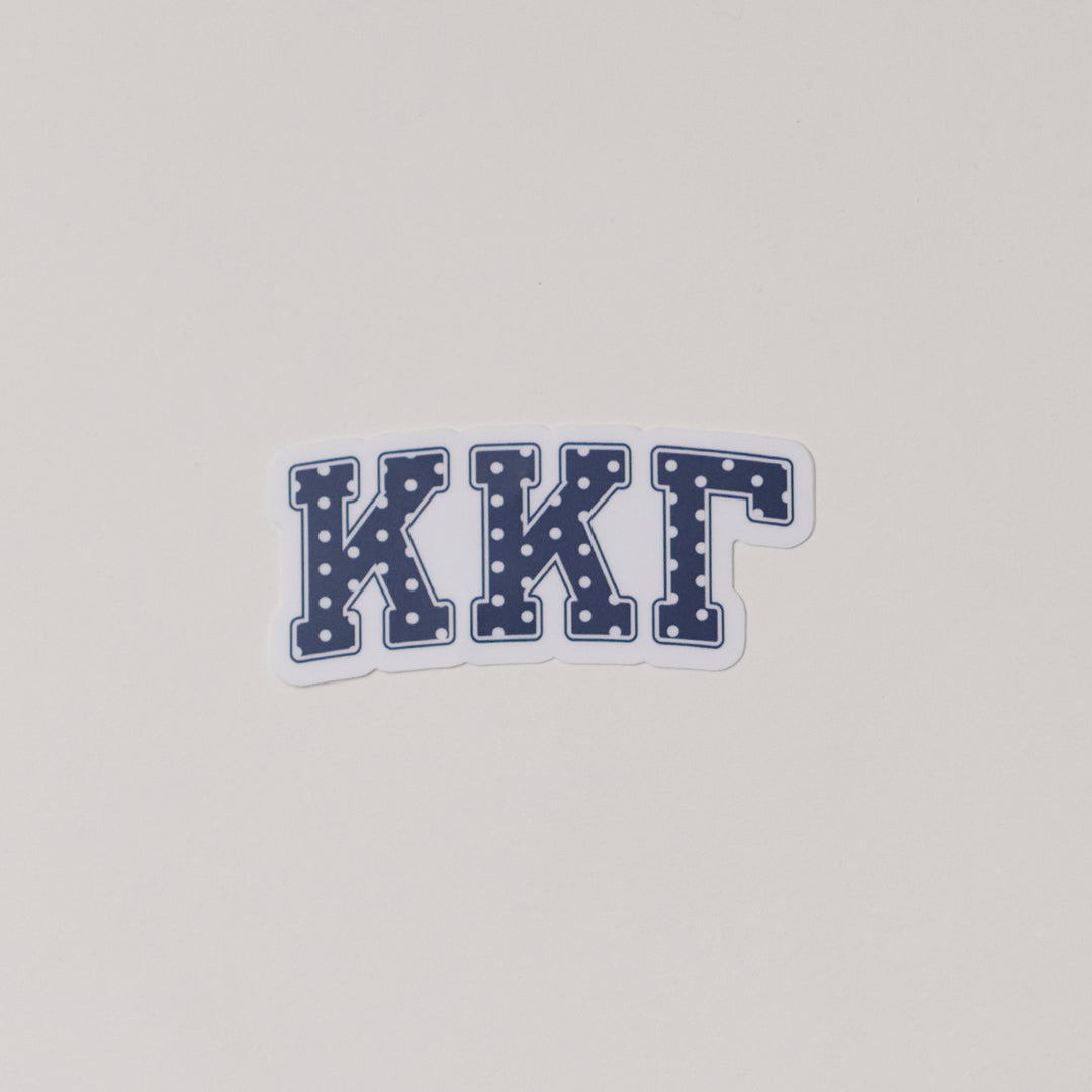 Polka Dot Sorority Sticker