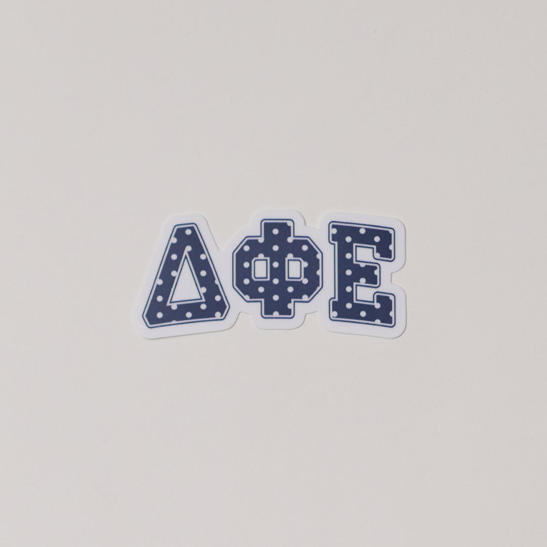 Polka Dot Sorority Sticker