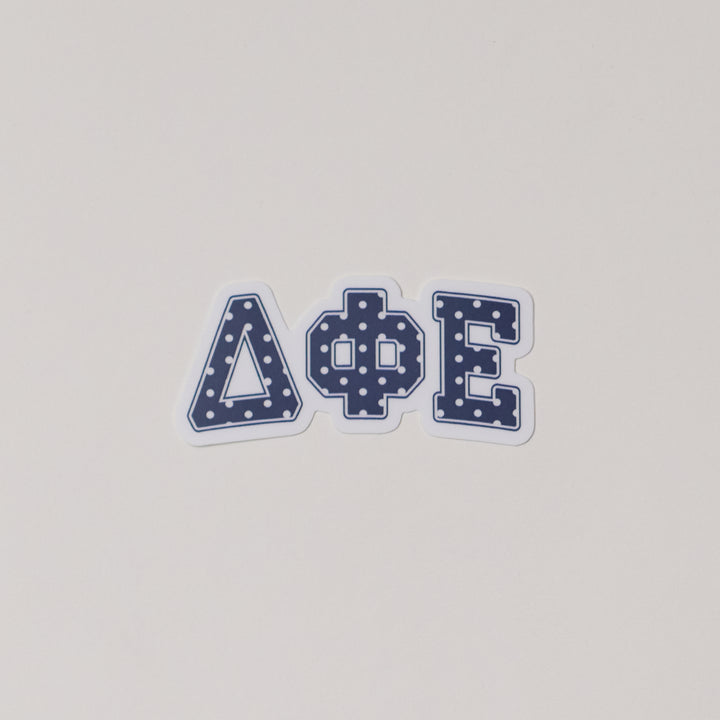 Polka Dot Sorority Sticker