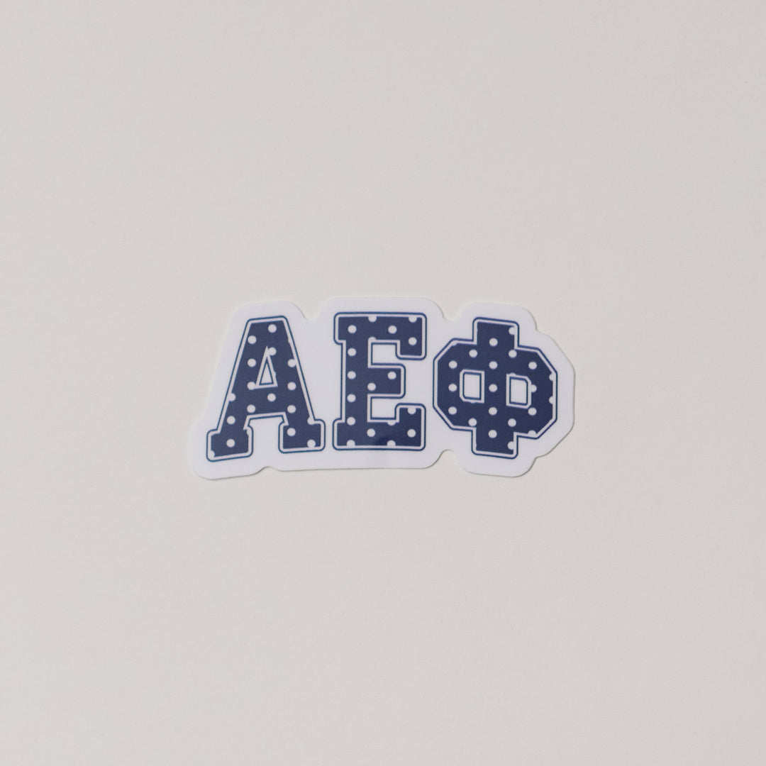 Polka Dot Sorority Sticker