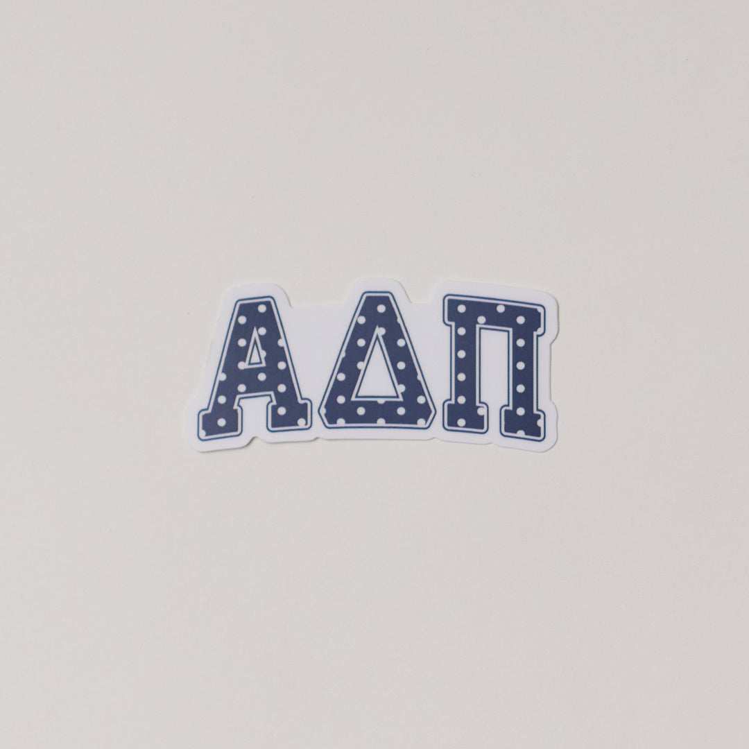Polka Dot Sorority Sticker