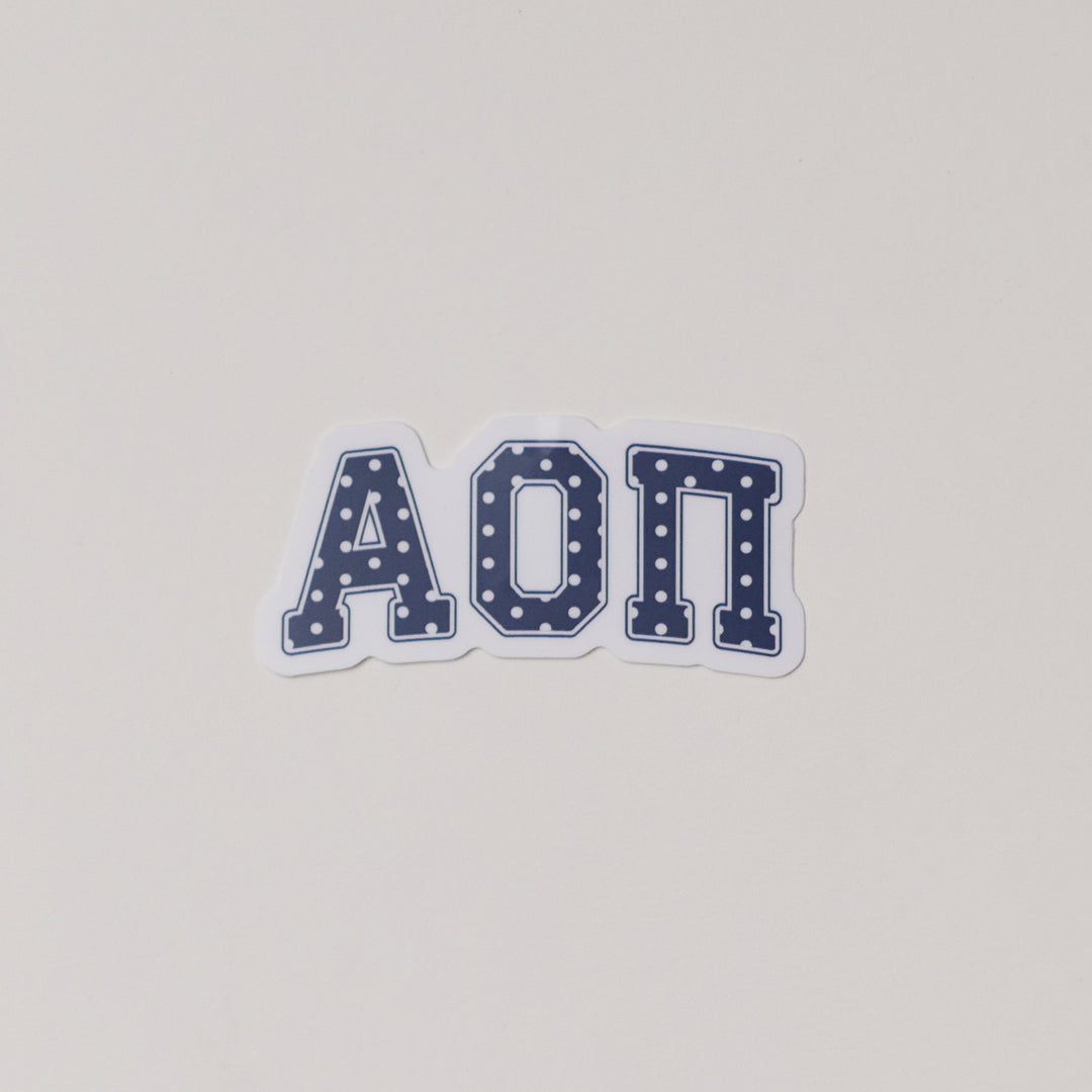 Polka Dot Sorority Sticker