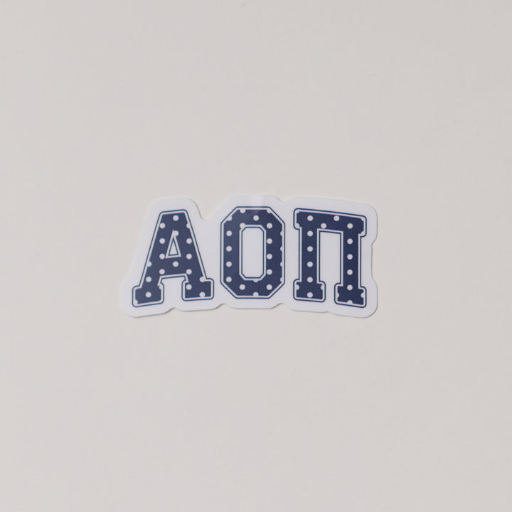 Polka Dot Sorority Sticker