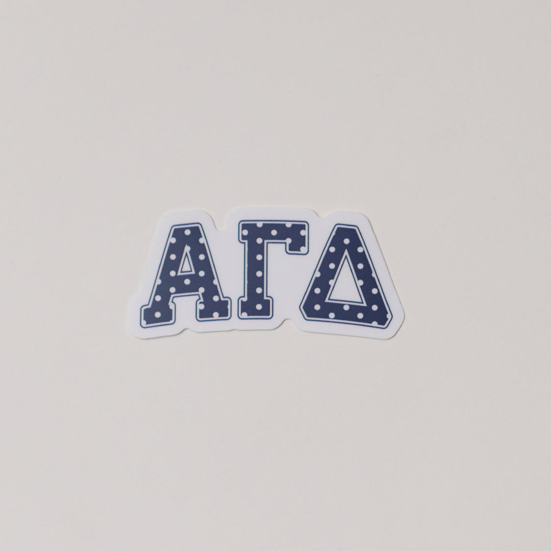 Polka Dot Sorority Sticker