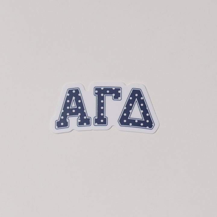 Polka Dot Sorority Sticker
