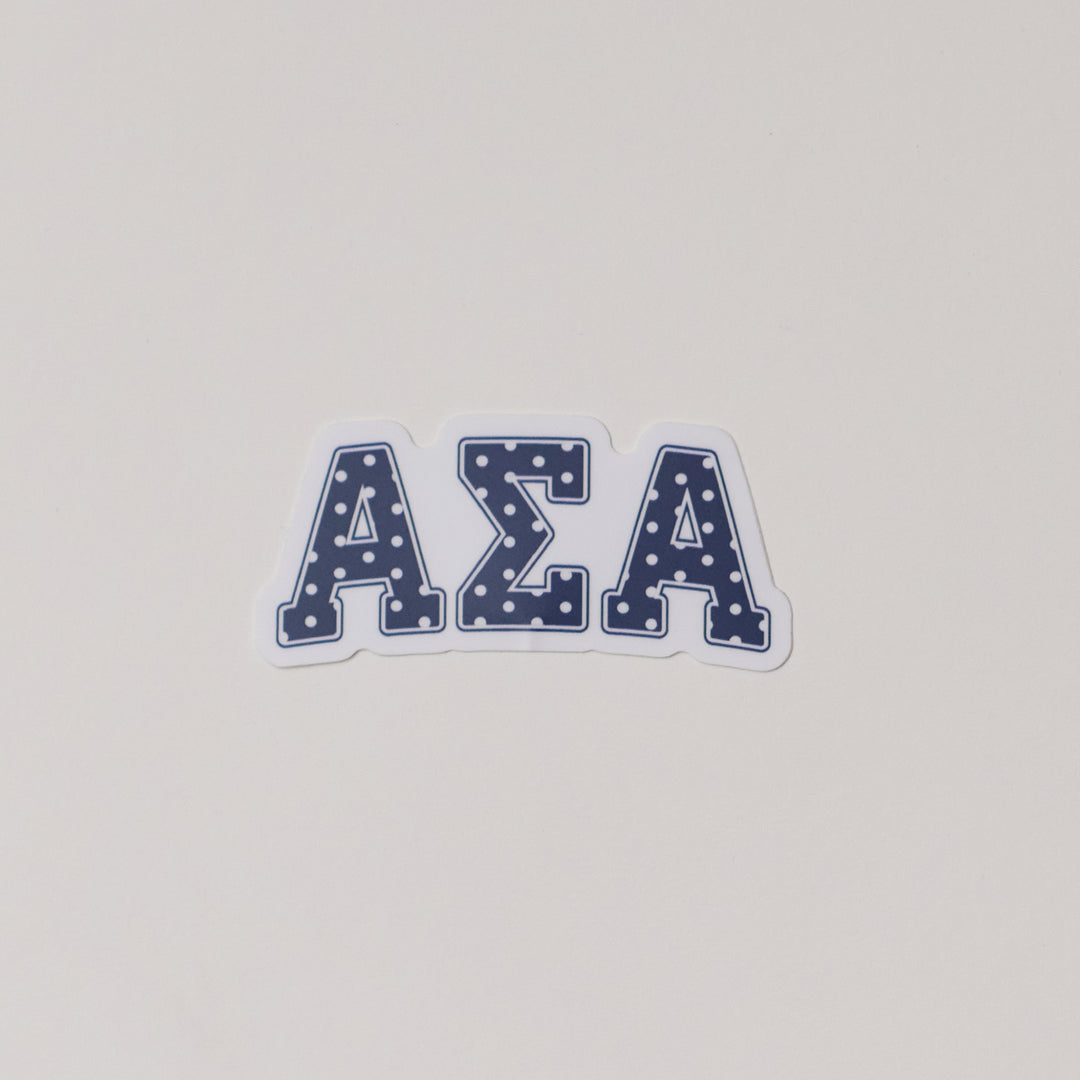 Polka Dot Sorority Sticker