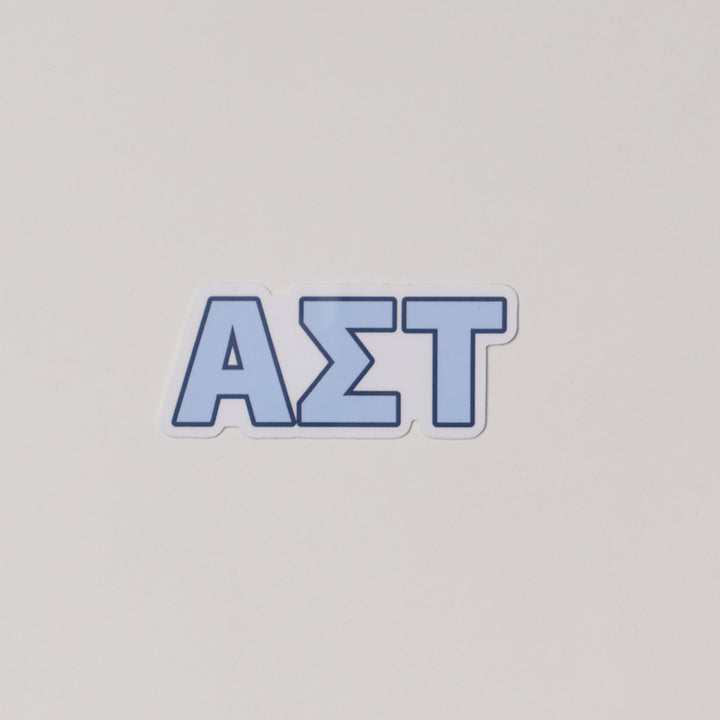 Blue Greek Letter Sorority Sticker
