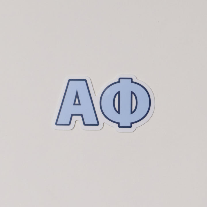Blue Greek Letter Sorority Sticker