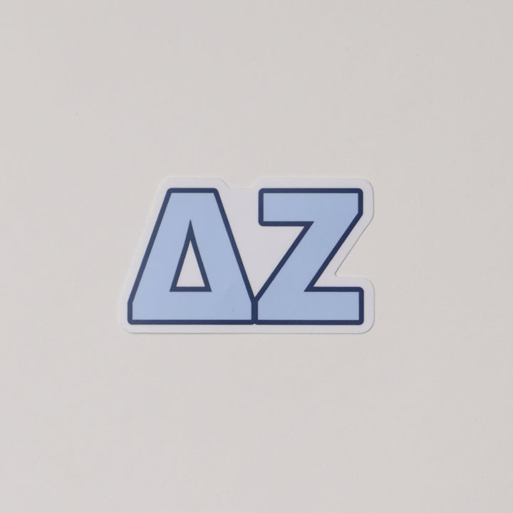 Blue Greek Letter Sorority Sticker