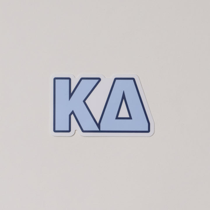 Blue Greek Letter Sorority Sticker