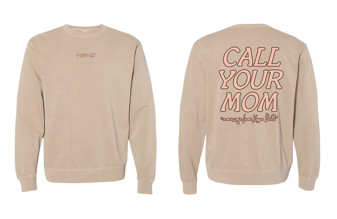 Call Your Mom Sorority Crewneck