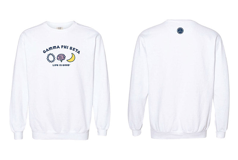 LIFE IS GOOD® Sorority Symbols Crewneck