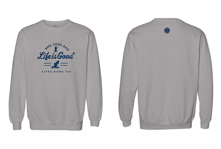 LIFE IS GOOD® Reel Cool Sorority Dad Crewneck