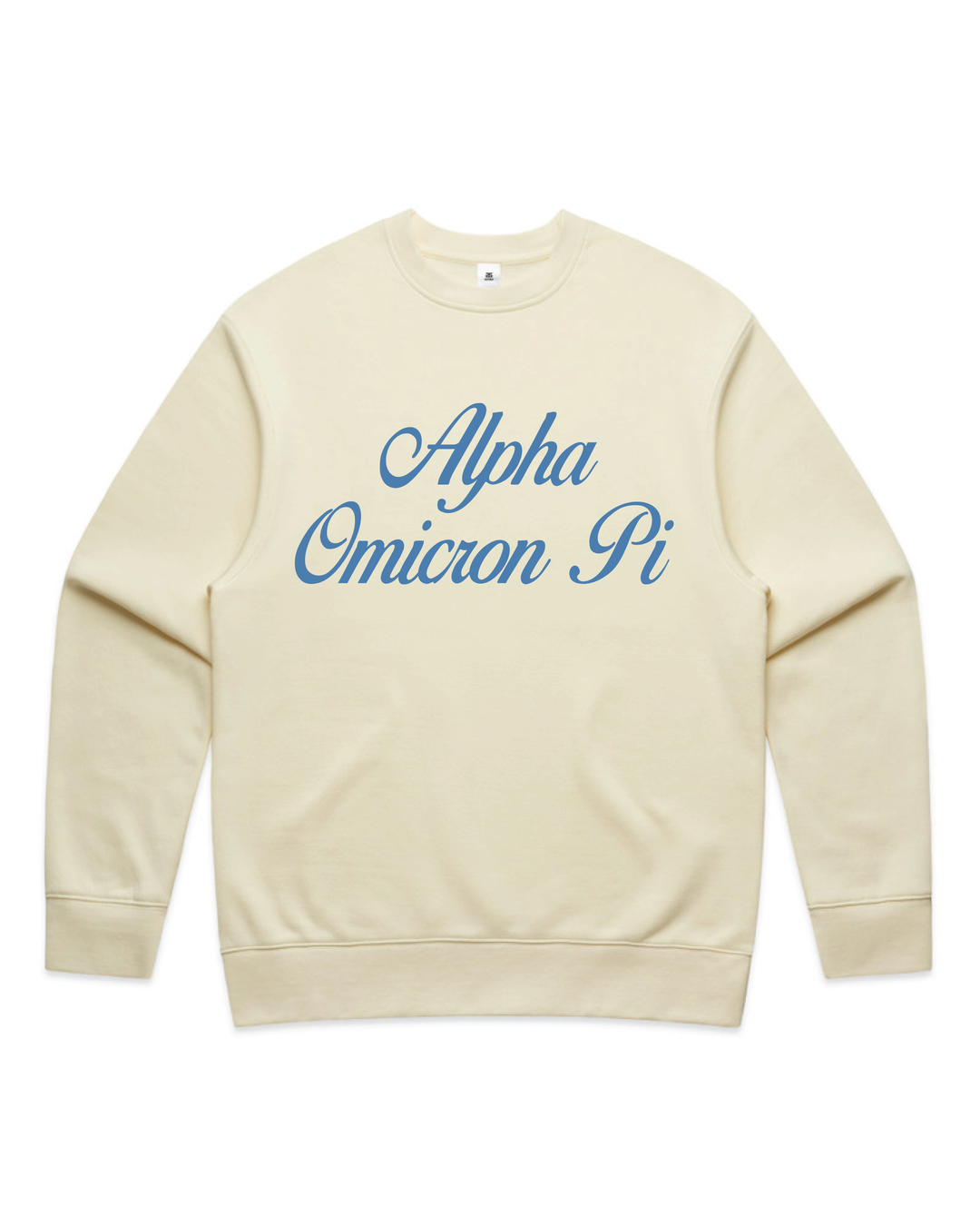 Cursive Script Butter Heavy Weight Crewneck